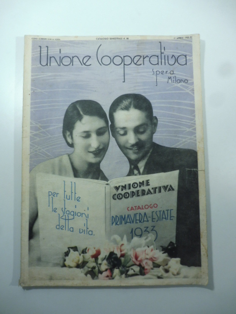 Unione Cooperativa S.p.e.r.a. Milano - Catalogo Primavera-Estate 1933